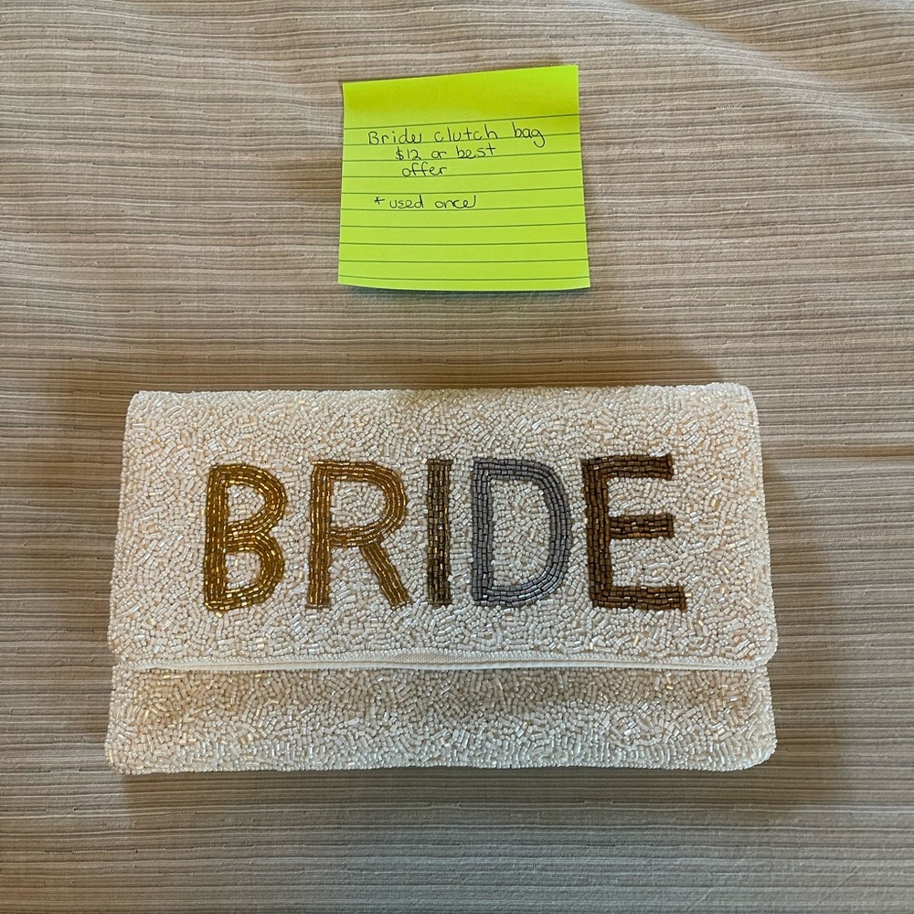 Bride Purse- Shoulder Bag or Clutch